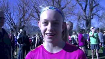 Anna Schultz 8th grader wins HS girls 4k at USA XC Champs