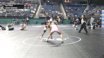 7A - 100 lbs Semifinal - Mia Pardo, Jack Britt High School vs Amory Mendoza, A.L. Brown High School