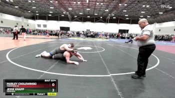 285B Quarterfinal - Jesse Knapp, PIEDMONT vs Marley Cholewinski, Thompson HS
