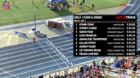 Boys' 1500m, Finals 1 - Age 8 & Under
