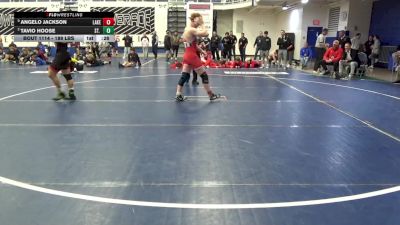189 lbs Consy 8 - Angelo Jackson, Lake Highland Prep-FL vs Tavio Hoose, St. Francis-NY