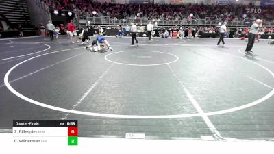 108 lbs Quarterfinal - Zane Gillespie, Premier Wrestling Center vs Chance Wilderman, SEK Elite