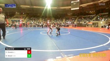 46 lbs Round Of 32 - Gavin Sowers, Tri Valley Scotties vs Brooks Wood, Husky Wrestling Club