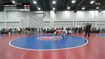215 lbs Champ. Rd Of 16 - Carson Vaillant, Troup Wrestling vs Colton Freeman, Reverence Wrestling Club