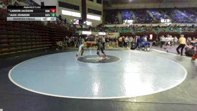215 lbs Quarterfinal - Alex Johnson, Catawba Ridge vs Landon Jackson, Berkeley