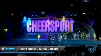 Cheer Extreme - Raleigh - Berries [2021 L4 Senior Coed - Medium Day 1] 2021 CHEERSPORT National Cheerleading Championship