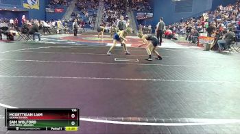 106 lbs Cons. Round 7 - Sam Wolford, Northern Lebanon vs McGettigan Liam, Gilman School