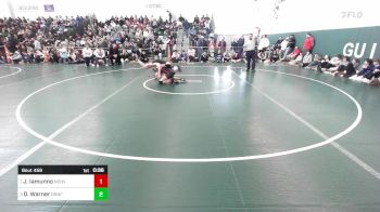 150 lbs 3rd Place - Jace Iamunno, North Haven vs Dylan Warner, Branford