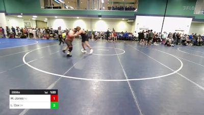 285 lbs Round Of 32 - Matt Jones, NJ vs Luke Cox, OH