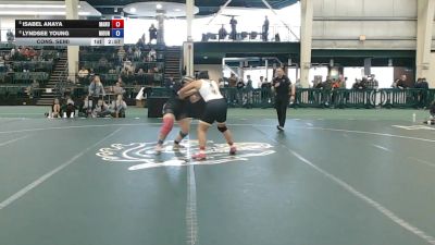 207 lbs Cons. Semi - Isabel Anaya, Manchester vs Lyndsee Young, Mount Union