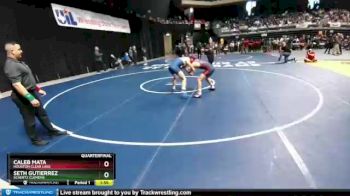 6 lbs Quarterfinal - Seth Gutierrez, Schertz Clemens vs Caleb Mata, Houston Clear Lake