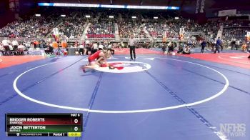 3A-157 lbs Cons. Round 2 - Bridger Roberts, Evanston vs Jaxon Betterton, Buffalo