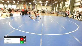 182 lbs Rr Rnd 1 - Landon Hicks, Indiana Outlaws White vs Adrian Reyes, TSB