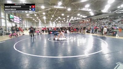 U20 Women - 57 lbs Cons. Round 2 - Bailey Rademaker, CA vs Malia Welch, WA