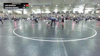 73 lbs Round 3 - Jenavieve Sprague, Hawks Wrestling Club vs Aria Morrison, Warefare Wrestling