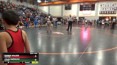 57 lbs Cons. Round 3 - Kimber Walker, Meskwaki vs Colin Gnewuch, DC Elite