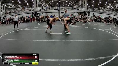 138 lbs Round 1 (8 Team) - Devon Lirgg, Team Shutt Tyler Cook vs Trenton Koch, Ohio Gold