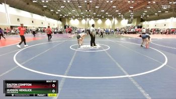 144 lbs Champ. Round 3 - Hudson Henslick, Collinsville vs Dalton Compton, North DeSoto