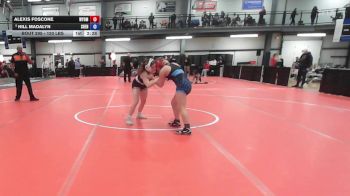 120 lbs Consi Of 4 - Alexis Foscone, Wyoming Sem vs Hill Madalyn, Shenendehowa