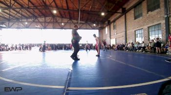 160 lbs Rr Rnd 1 - Ginnison Kilgore, Hilldale Youth Wrestling Club vs Ayden Travis, Muskogee Rougher Youth Wrestling