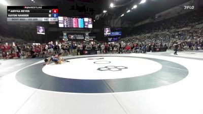 120 lbs Cons. Rd Of 64 - Airyka Reyes, AZ vs Kaydn Hansen, ME