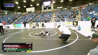 64 lbs Quarterfinal - Jackson Aguilar, Jaguar Wrestling Club vs Jackson Stanfield, Team Lightning Wrestling Club