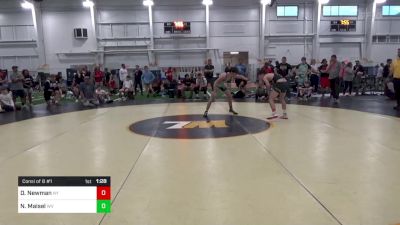 120-C lbs Consi Of 8 #1 - Dylan Newman, NY vs Nico Maisel, WV