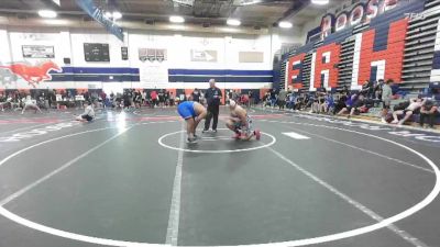 285 lbs 5th Place Match - George Llamas, Montclair vs Nathan Garcia, Chino