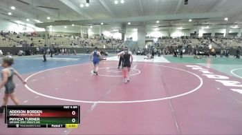 118 lbs 2nd Place Match - Addison Borden, Spartan Wrestling Club vs Phyicia Turner, Ground Zero Wrestling