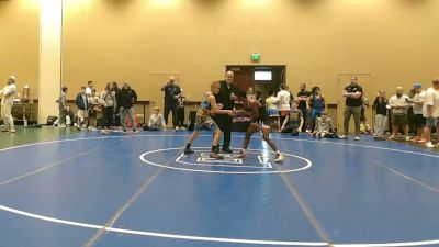 115 lbs Cons. Semis - Anthony Newsome vs Harrison Osborne, Steller Trained