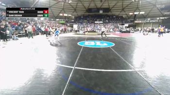 Boys 3A 132 lbs Cons. Round 4 - Vincent Yagi, Roosevelt vs Sam DeHan, Auburn Mountainview