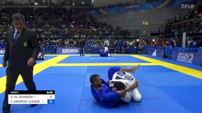 DEVHONTE M. JOHNSON vs FELLIPE ANDREW LEANDRO SILVA 2023 European Jiu-Jitsu IBJJF Championship