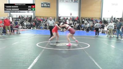 165 lbs Round Of 16 - Sadie Nadeau, Spaulding vs Olivia Bernier, Westford Academy