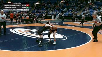 105 lbs Champ. Round 1 - Nadiia Shymkiv, Lombard (Glenbard East) vs Larisza Gomez Guevara, DeKalb