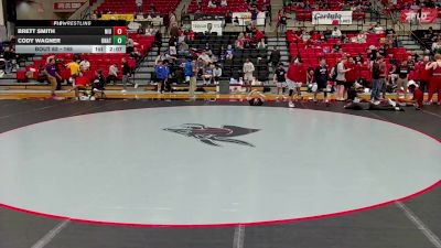 165 lbs Champ. Round 2 - Brett Smith, Northern Illinois vs Cody Wagner, Unattached