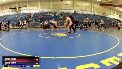 157 lbs Cons. Round 4 - Jerin Coles, MT vs Bode Terry, PA