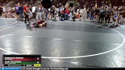 103-110 lbs Quarterfinal - Nabhanya Dhiman, New Jersey vs Elsie Vialpando, Misfit Wrestling