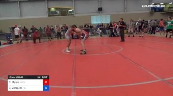 82 kg Consi Of 8 #1 - Daniel Myers, Modern Day Gladiators vs Dominic Vasquez, University Of Toledo