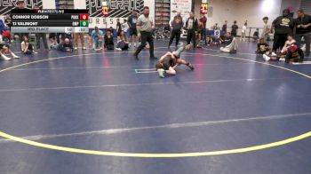 78 lbs 3rd Place - Connor Dobson, Punxsutawney vs TJ Valimont, Omp