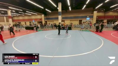 56 lbs Cons. Round 3 - Levi Barry, Precision Wrestling vs Kataleya Rodriguez, 512 Outlaw Wrestling