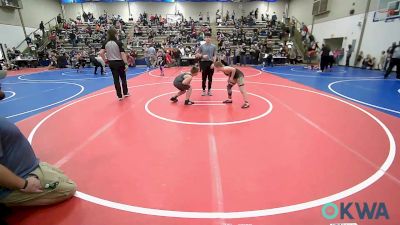 105 lbs 3rd Place - Jaxson Russell, Salina Wrestling Club vs Cage Morrison, Spiro Bulldog Wrestling