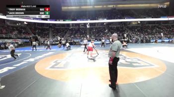 II-285 lbs Quarterfinal - Troy Beeman, Waverly vs Jack Brown, Homer