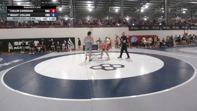 79 kg Champ. Rd Of 32 - Collin Carrigan, Tar Heel Wrestling Club vs Brady Collins, Lehigh Valley Wrestling RTC