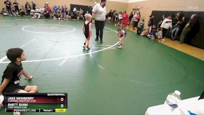 49 lbs 3rd Place Match - Rhett Shaw, Toro World Club vs Jake Newberry, Cashmere Wrestling Club