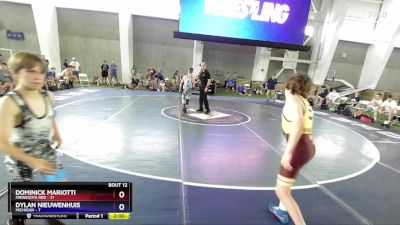 94 lbs Placement Matches (8 Team) - Dominick Mariotti, Minnesota Red vs Dylan Nieuwenhuis, Michigan