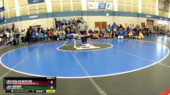 54 lbs Round 2 (10 Team) - Leo Riesen, East Noble TUF vs Leo Nolan Butler, Indian Creek Wrestling Club (M)