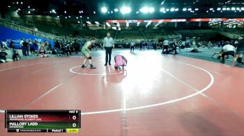 190 lbs Quarterfinal - Lillian Stokes, Woodward Academy (GA) vs Mallory Ladd, Enterprise