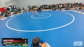 100 lbs Quarterfinal - Caydee Eden, Powell vs Hailee Cooper, Riverton