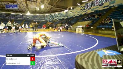 106-A lbs Rr Rnd 1 - Kasyn Ingle, Maurer Coughlin Wrestling Club vs Luke Jennings, Black Fox Wrestling Academy