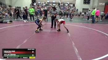 70 lbs Cons. Round 5 - Deacon Pike, Stronghold vs Dylan Erwin, Chelsea Swarm Wrestling